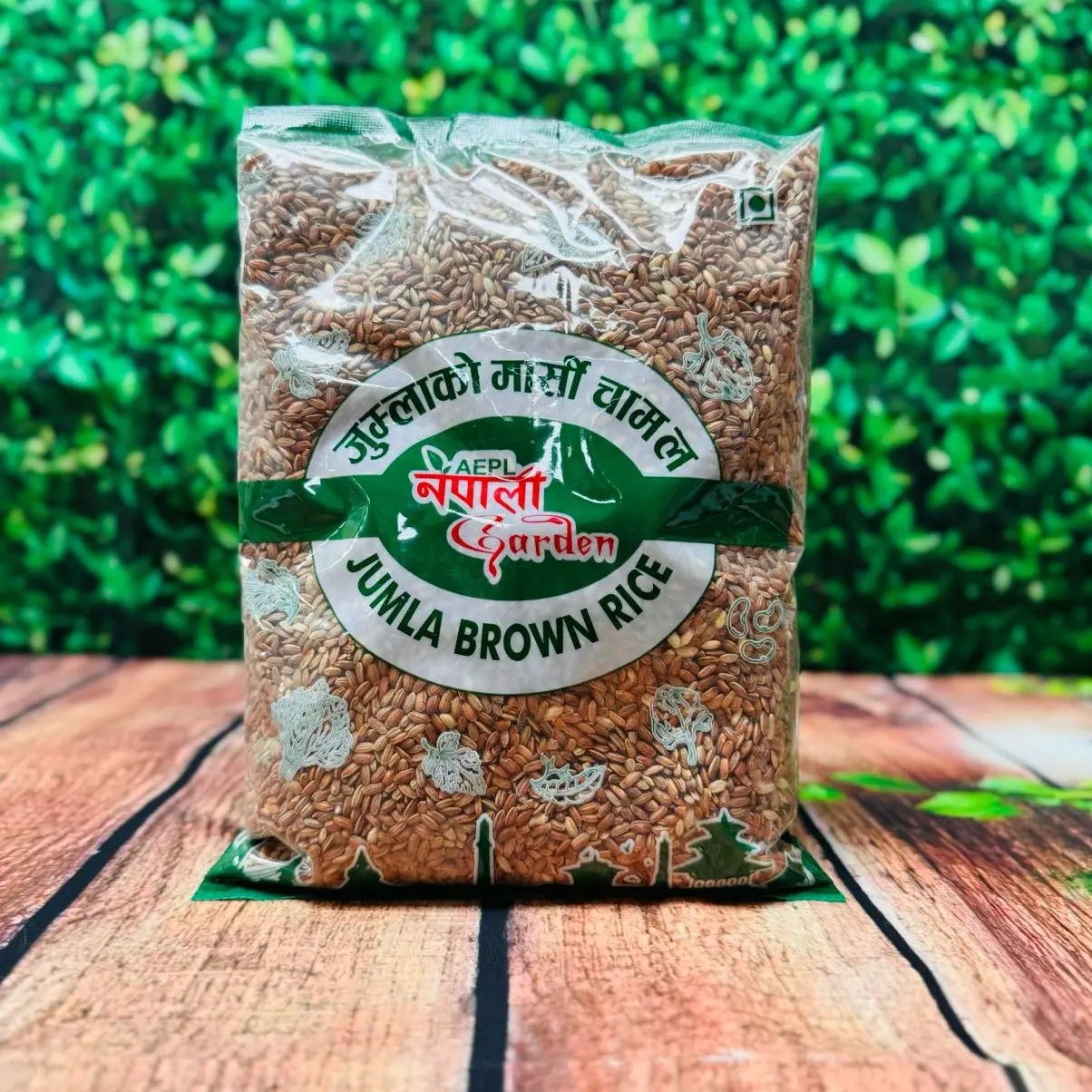 Marsi Chamal 1kg Bag ( Organic Jumla Brown Rice ) Grain Carb