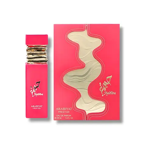 Arabiyat Habiba EDP Alcohol-Based Floral Scented Perfume - 3.4 fl oz Liquid, Luxurious Fragrance Profile with Gardenia, Pear & Frangipani Notes, Unisex Adult Self-Care Essential (36-Month Shelf Life, Green Tea Accent)