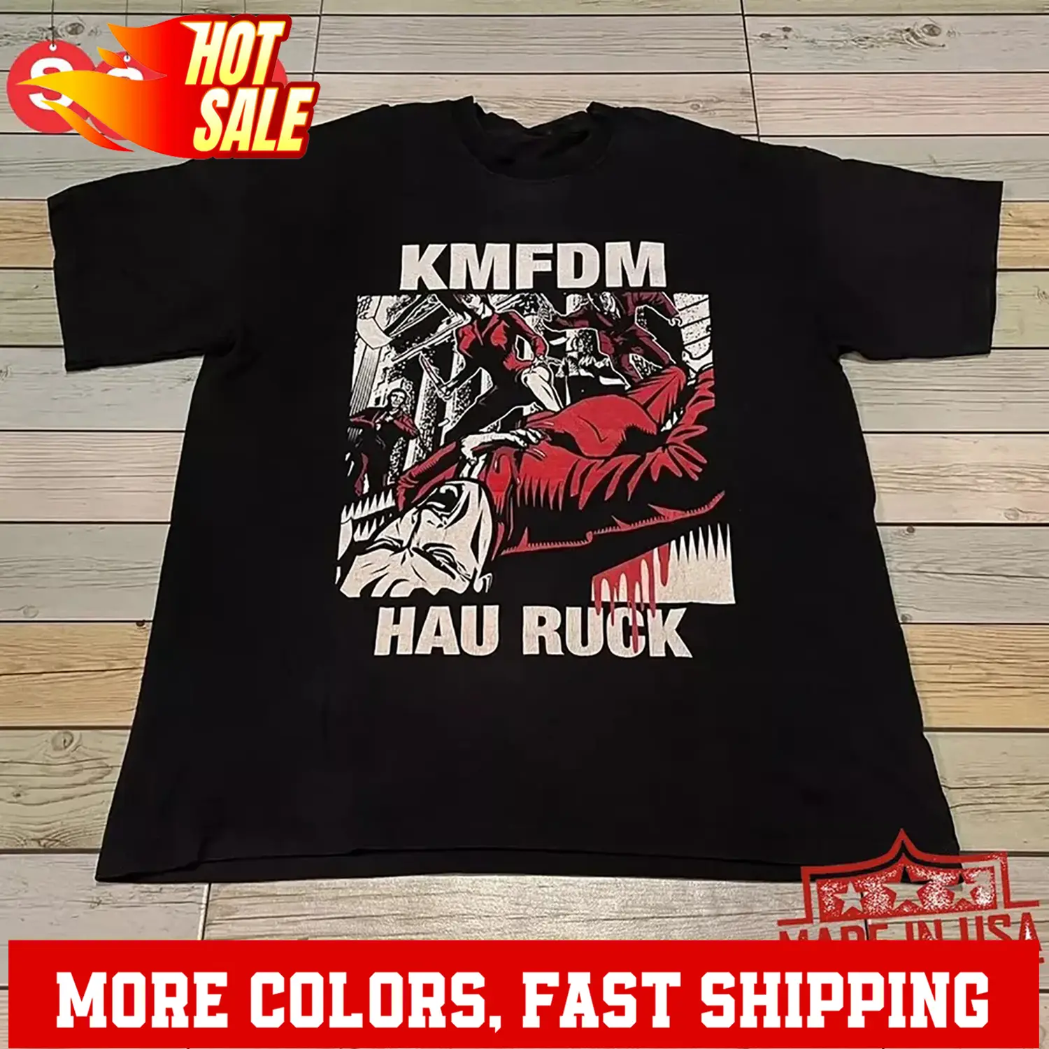 New KMFDM Band Tour Gift For Fans Unisex S-5XL Shirt 1LU1100