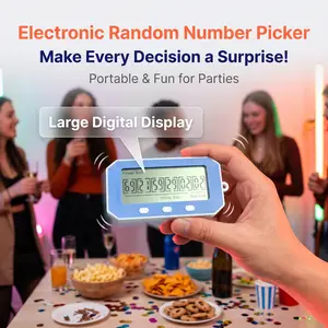 Electronic Random Number Picker, Portable Random Selection Toy for Board Game & Daily Decision Making