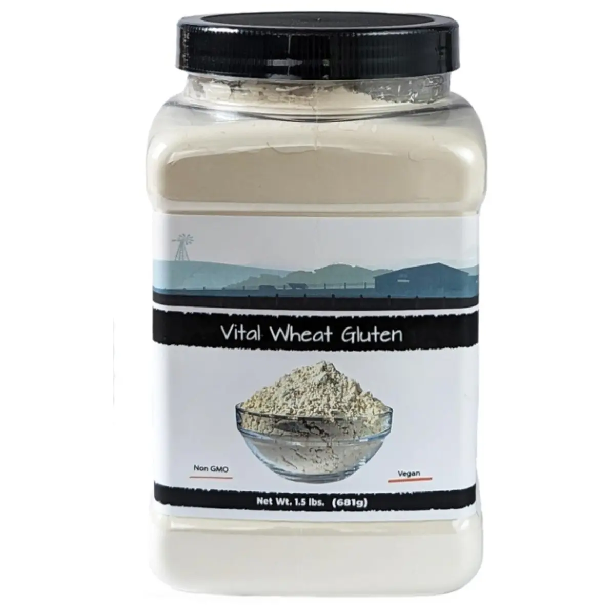 Vital Wheat Gluten Flour - High-Protein, Vegan, Non-GMO, Keto-Friendly - Ideal for Seitan Making and Baking