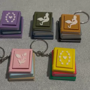 Book Stack Fidget Clicker - 3D Printed - BookTok - Perfect for Stress Relief and Fun