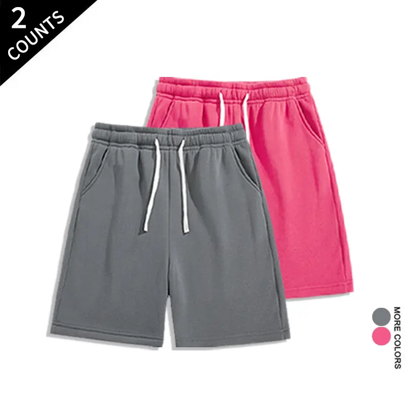2-pack easy-care casual shorts, wrinkle-resistant sweat-wicking shorts, suitable for a busy lifestyle