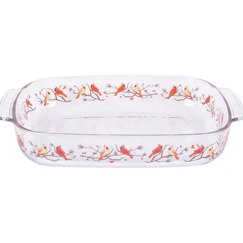 Temp-tations 13" x 9" Borosilicate Glass Baker