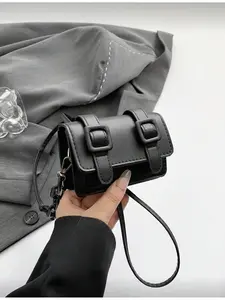 Women's Mini Lipstick-Shaped Crossbody Bag, Candy Color Shoulder Bag, Versatile All-Season Accessory, Casual Style