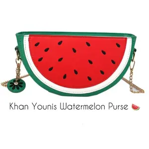 Khan Younis Watermelon  Purse PU Leather Polka Dot