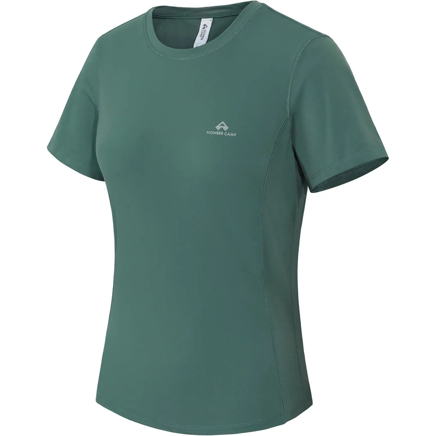 Pioneer Camp Women's Quick Dry Workout Shirt UPF 50+ Shirt Sleeve Athletic Top Moirsture Wicking Tees Gym Yoga Running
