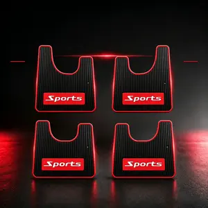 4count Car Mud Flaps Universal Rubber Mudguard Soft No Collision Front and Rear Fender Splash Guards Mud Flaps for Cars