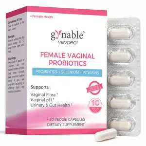 Gynable Female Probiotics for HPV, BV, UTIs, Yeast, pH Balance, Odor Control, Bloating, Dryness, Tightening, Urinary,Gut Health,10 Billion CFU Probiotic,10-in-1 Lactobacillus Probiotic Blend,Vitamin C, D, E,Folate, Selenium Women’s Probiotics #SummerVibes