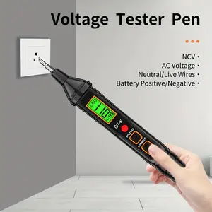 High-precision voltage tester, inductive voltage pen, voltage detector, electric sensor, AC voltage 12-300V, electrician's tool, breakpoint finder, electric tester