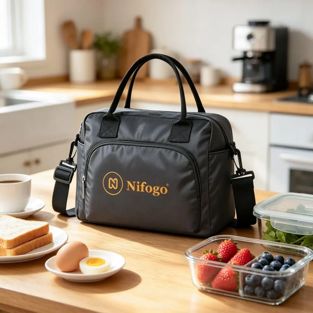 Insulated Lunch Tote Bag Reusable Leakproof Thermal for Adults Office Work Beach Picnic and Travel Trip