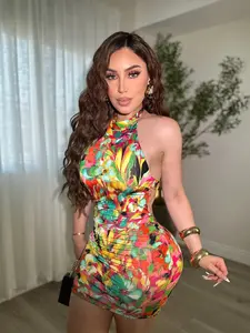 Tropical Hues Mini Dress