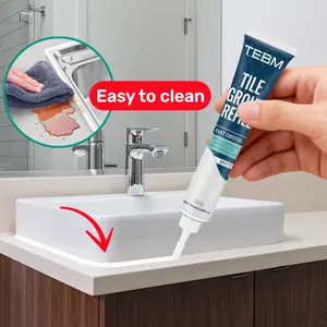 Waterproof Grout Sealant for Tiles, Moisture-Resistant & Stain-Resistant, Ideal for Indoor Wall & Floor Tile Repairs, Hydrophobic Sealant