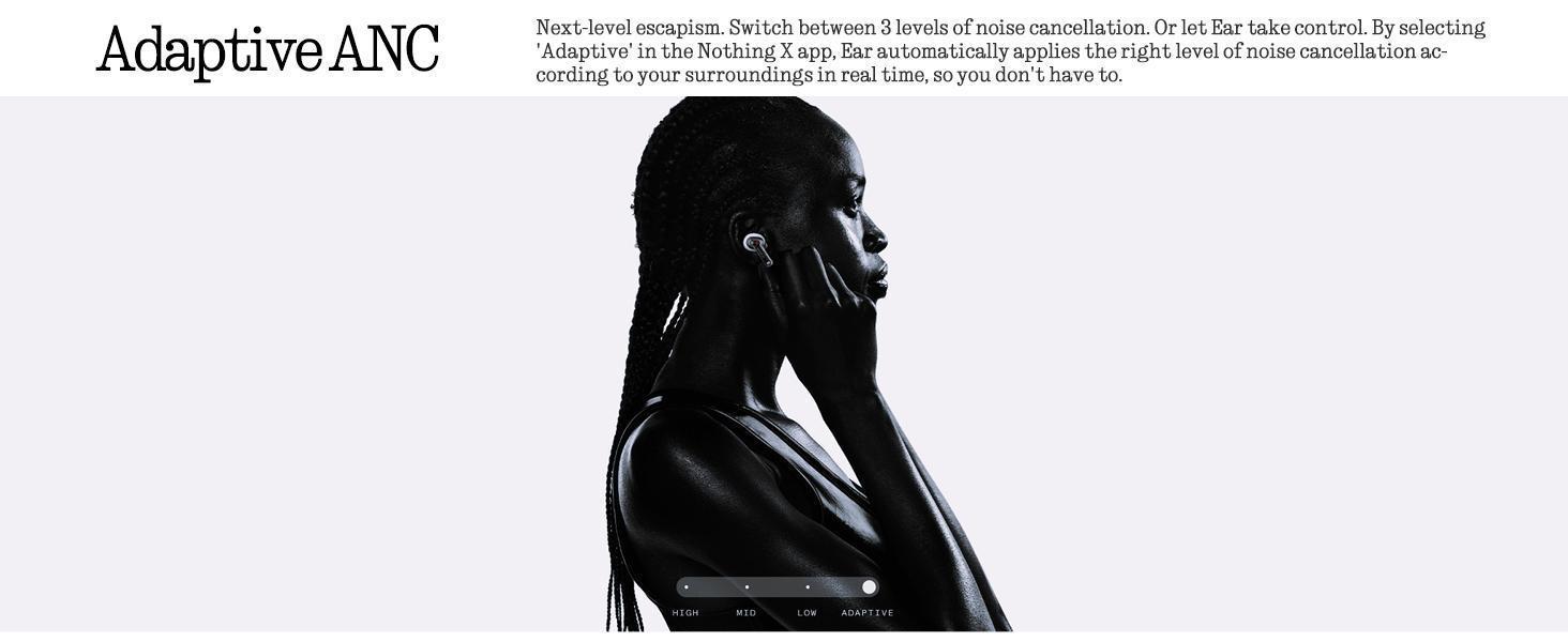 Nothing Ear Wireless Earbuds with ChatGPT Integration, Smart ANC, Hi-Res Audio with LDAC & LHDC, 11mm Dynamic Bass Boost, 40.5H Playtime, 6 Mics for Calls Wireless Headphones, Wireless Charging White