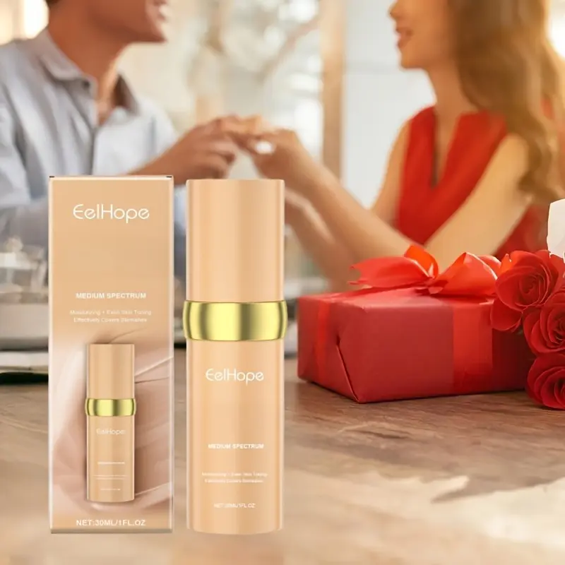 Moisturizing Concealer Foundation, Liquid Face Makeup for a Natural Smooth Finish - Long-Lasting, Waterproof, and Transfer-Proof Formula, Moisturize, Even Skin Tone