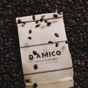 Emanuel D'Amico House Blend Light Coffee Roast - South American Blend with Natural Sweetness, Medium Acidity, and Subtle Caramel & Citrus Notes