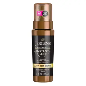 Jergens Natural Glow Instant Sun Moisturizing Mousse, Ultra Deep