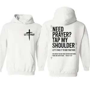 Need Prayer Tap My Shoulder Shirt 2 Sided, Bible Verse T Shirt, Christian Gift For Men Women, Praying Tee, Pastor Hoodie, Religion Gift For Christmas, Unisex Regular Fit Crewneck Tee, Classic Streetwear