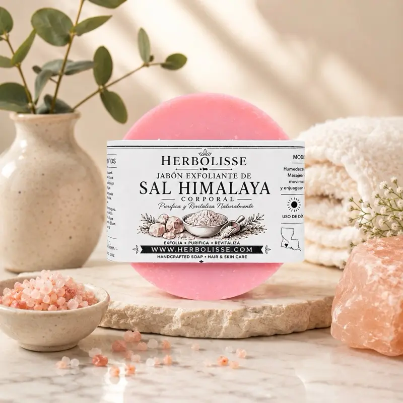Himalayan Pink Salt Body Soap | Natural Exfoliating Soap