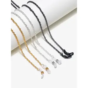 Simple Anti-slip Glasses Chain, Fashion Eyeglasses Holder Strap, Glasses Accessories for Women & Men, Glasses Grips