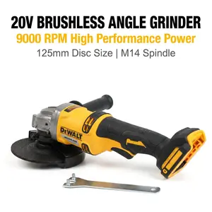 DEWALT DCG405 20V MAX Brushless 4-1/2in Angle Grinder 9000RPM,Adjustable Angle Grinder Stand,Multi-Function Electrician Tool Set