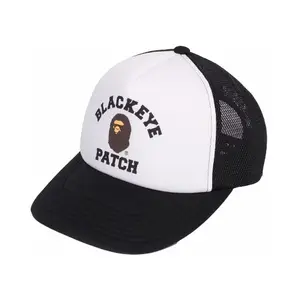Bape x Black Eye Patch College Trucker Hat Black