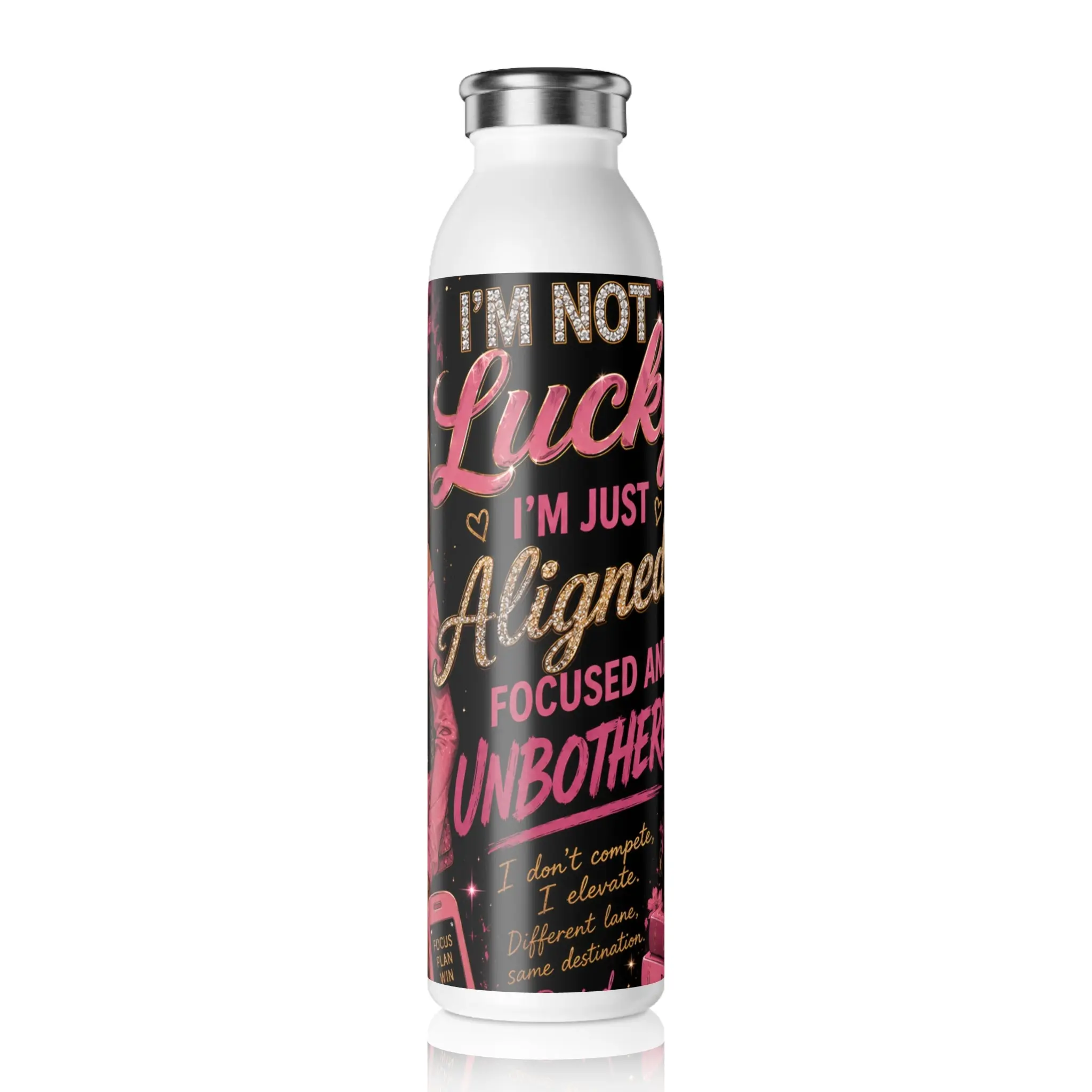 Slim Vacuum Insulated Water Bottle, Kitchenware Drinkware for Daily Hydration