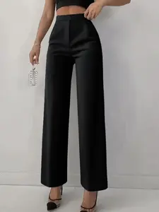 Women’s Elegant Slim-Fit Stretch Long Pants for Fall/Winter Women's High Waist Butt Lifting Trousers