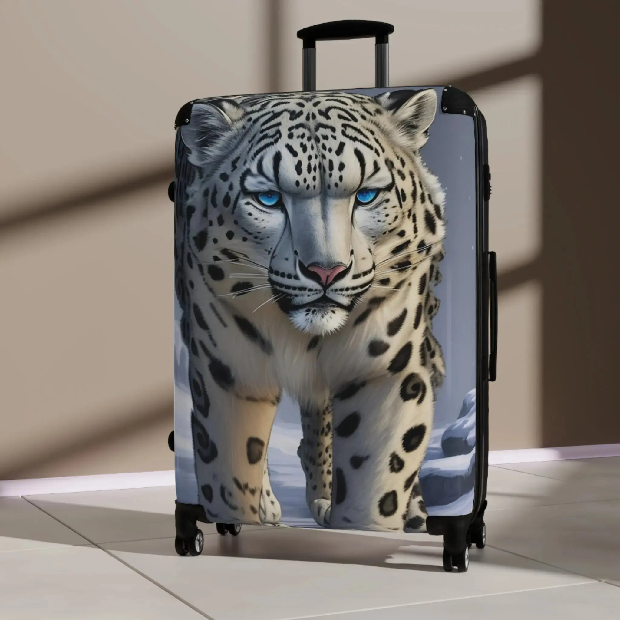Snow Leopard Era Suitcase