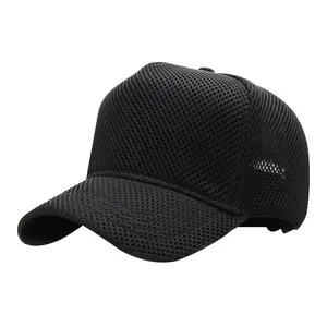 Gorra de béisbol de malla de verano de talla grande de cabeza grande para hombres y mujeres gorra transpirable de camionero ajustable para deportes al aire libre correr