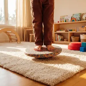 🌋 "The Floor is Lava" Essential | Kids Balance Stepping Stone | Indoor Active Play Toy, Burn Energy for Toddler/ADHD