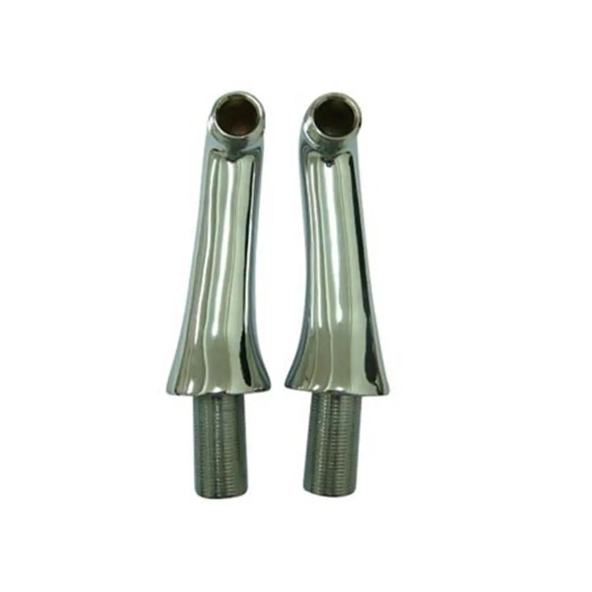 Kingston Brass KSEL268C Classic Solid Brass Tub Filler Faucet Riser Kit, Polished Chrome, 3" Height Extension, Height Boosters, 3/4"-14 IPS Inlet, 0.77 lbs, 2.76" H x 2.76" W x 10.04" L, Faucet Extender Shower & Bath Taps Plumbing Part