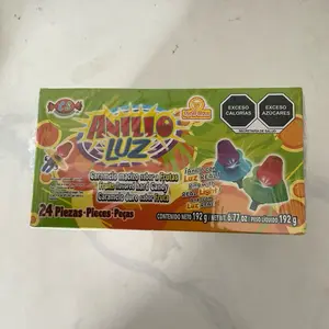 Fruit flavored hard candy ring