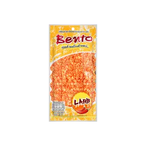 BENTO Thai Grilled Squid Snack, Spicy Salad Flavor, 20g - Crispy Dried Squid Jerky for Authentic Thai Taste