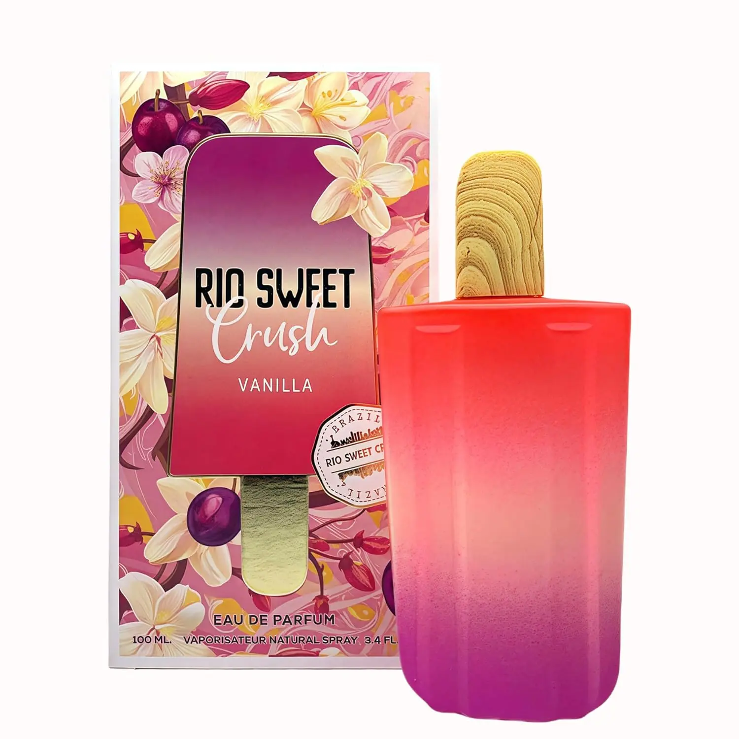 Rio Sweet Crush Vanilla Perfume for women 3.4oz/100ml eau de parfum