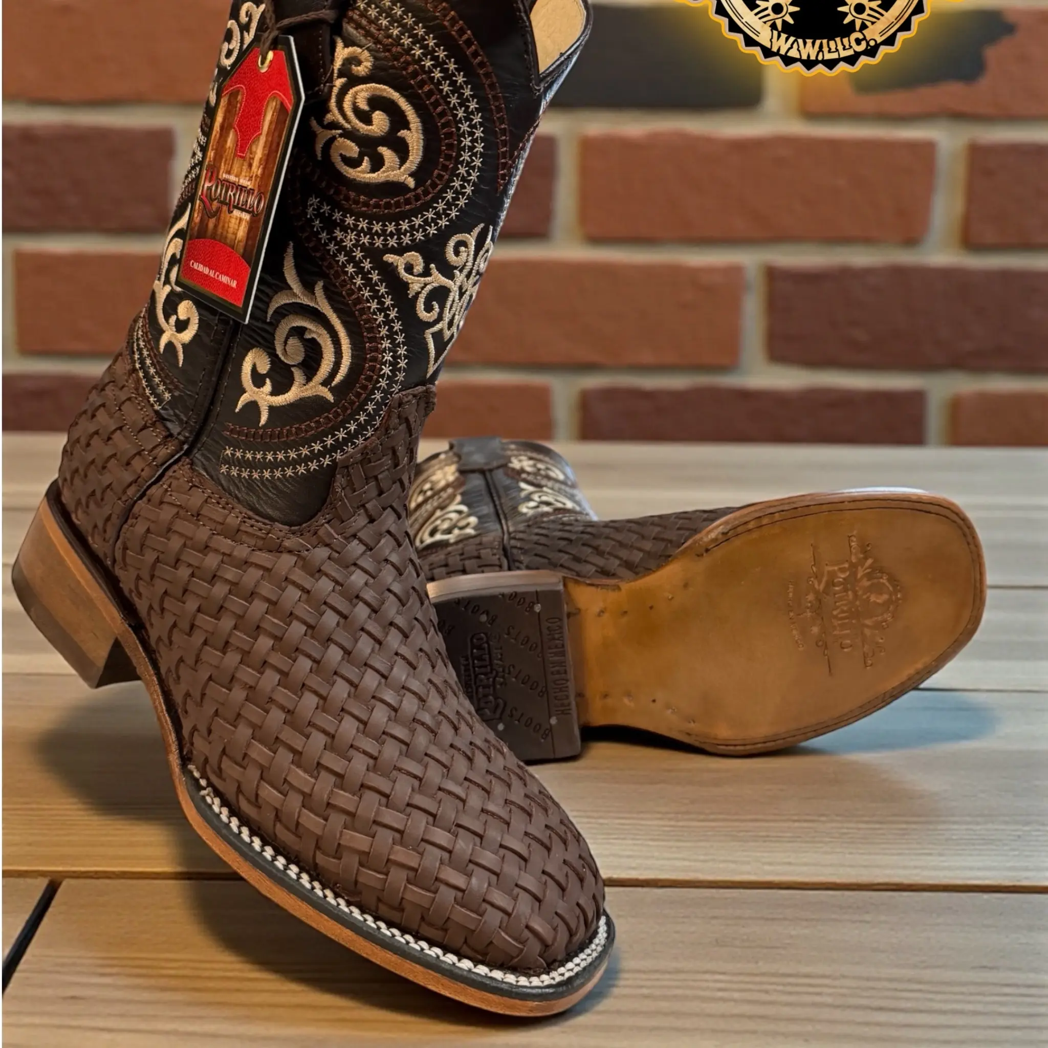 Petatillo Botin De Piel Para Hombre Petatillo Botines Mexicanos Botín Fronterizo "DURANGO" Petatillo main image 1