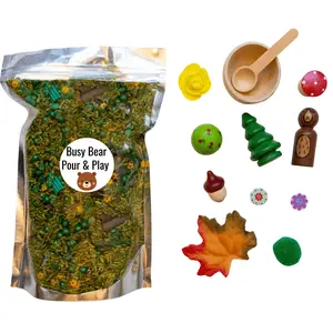 Busy Bear Sensory Bin, Sensory Filler, Sensory Bin Filler, Sensory Kit