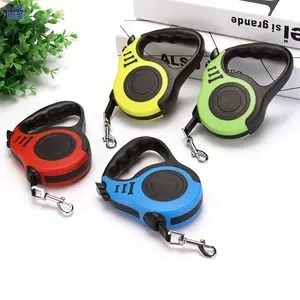 Retractable Dog Leash with Ergonomic Handle, Durable Nylon Material, 16.4ft, Colorful Bone Design, Comfortable Grip, Outdoor Walking, Fashion Pet Accessory, Suitable Small, Medium& Large Dogs, Clearance Special gift