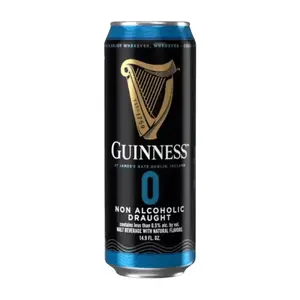 Guinness 0 Non-Alcoholic Draught (4 pack) Natural Cold Beverage