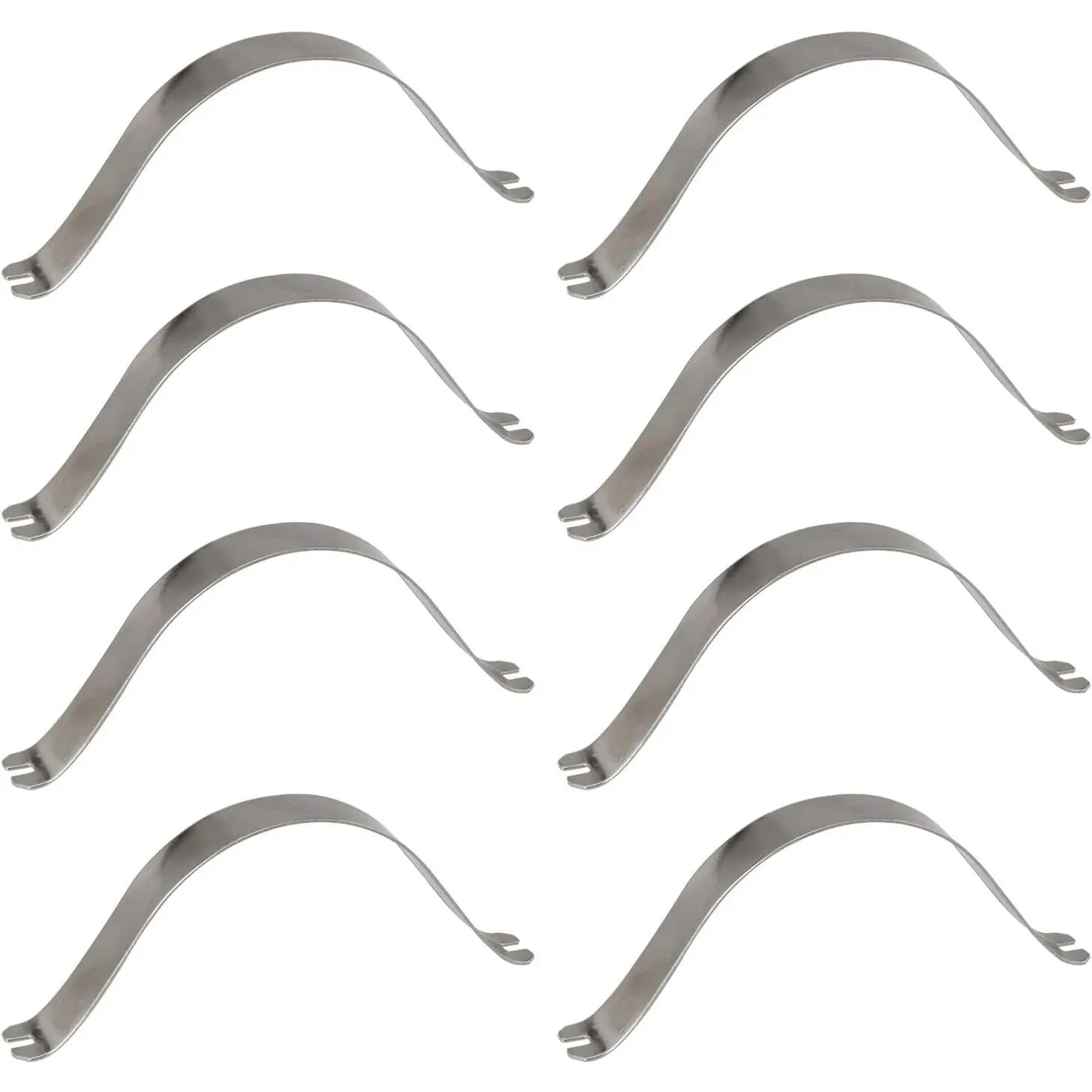 Durable and Long-Lasting Stainless Steel Spring Clips (50 Count, 8.5cmx0.9cm) - Picture Frame Hardware, DIY Tools for Mirrors, Pictures