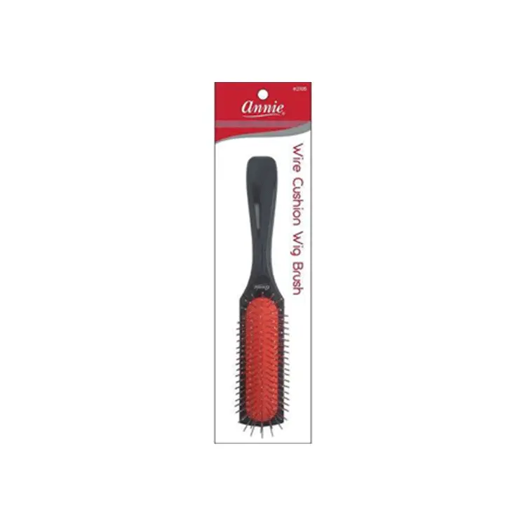 Wire Cushion Wig Brush, Shed-Free Detangling Tool to Loosen Curls and Maintain Waves, Lightweight for Wig Care, Sturdy Handle #2105, Detangling Brush