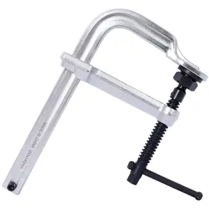 Hardware Heavy-Duty F-Clamp,, Removable Swivel Pad, Deep Throat F Clamp 5-1/2", Heavy Duty Bar Clamp for Welding 8"x5 1/2"
