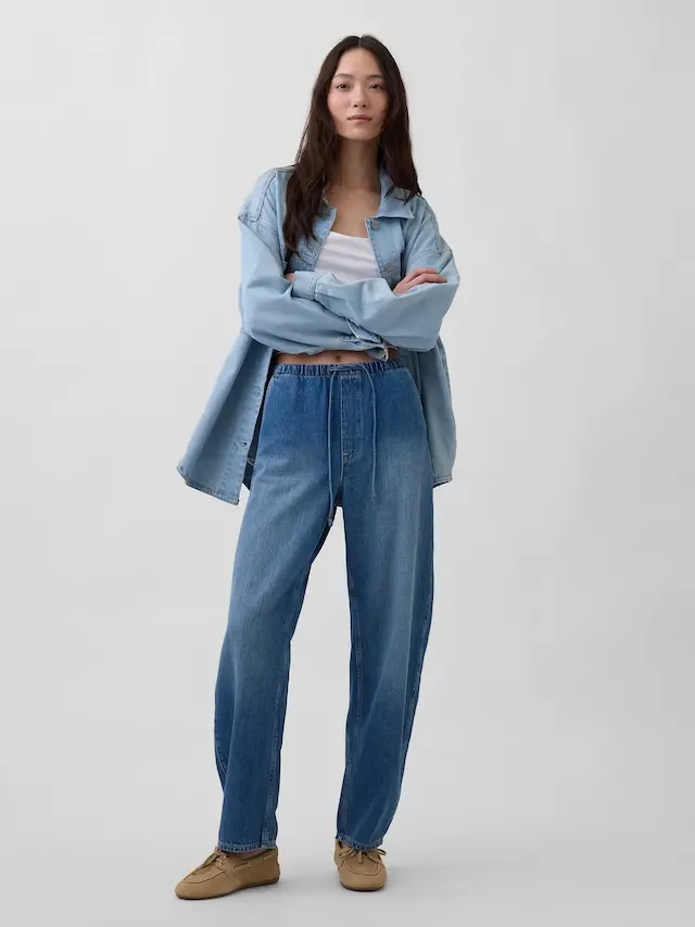 Gap Women's High Rise Easy Barrel Jeans
