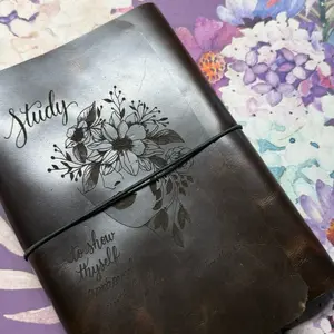 Handmade Leather Journal – Faith-Inspired