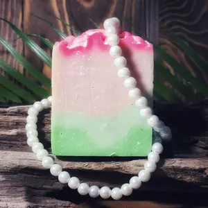 Watermelon Soap Delicate Fresh Scent with Creamy Lather & Moisturizing Oils Handcrafted Summer Design Eco-Friendly Natural Ingredients Perfect for Daily Use
