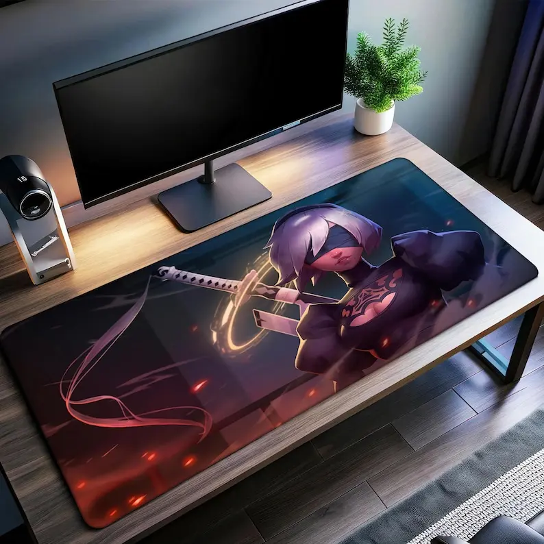 Nier: Automata Desk Mat | 2B Mouse Pad | Premium Print Surface ...