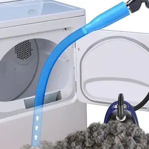 Dryer Vent Cleaner Tool, Vacuum Hose Attachment Compatible with Most Vacuum Cleaner, Quickly Lint Remover Cleaning Supplies