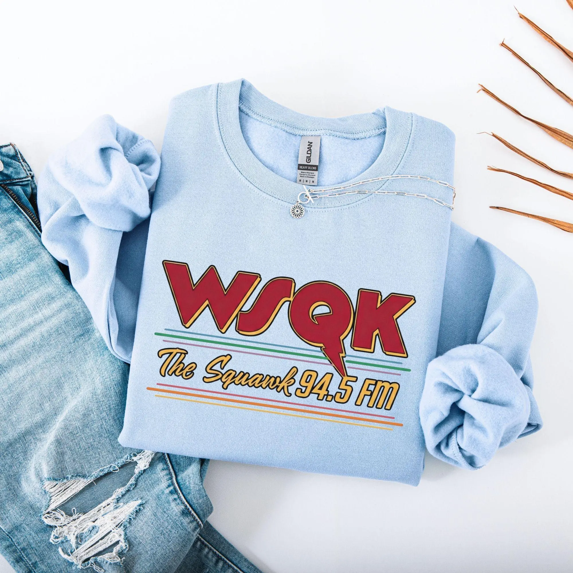 Wsqk Shirt Wsqk The Squawk 945 Shirt Wsqk The Squawk 945 Fm Radio Shirt Wsqk Merch Wsqk T-shirt Retro Radio Tee Gift Wsqk YWsqk