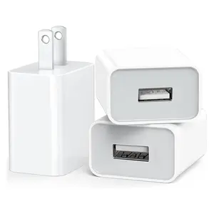 3Pack USB Camera Charger 5V 2A 10W AC DC Power Adapter for  Cam V1 V2 V3 V4 Pan,  Nest Cam, Blink 4/3/Mini XT/XT2, Ring Spotlight Ring Stick Cam, Arlo Pro Outdoor  Block Plug &