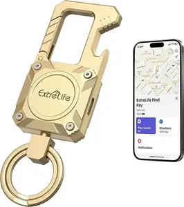 Keychain Works with iPhone Find My Heavy Duty Key Chain Bottle Opener Carabiner Car Key Chains with GPS Tracker Key Finder Bluetooth Tracker Metal Steel  Travel Gadgets Handy SummerWins DealsforYouDays